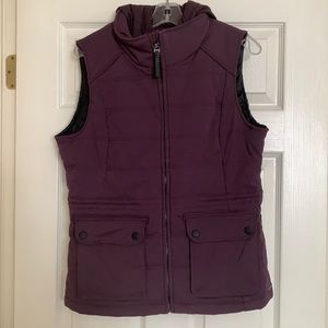 Prana double zipper vest, size medium